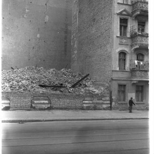 Negativ: Gelände, Hohenstaufenstraße 9, 1950