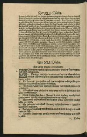 Der XLI. Psalm. - Der XLV. Psalm.
