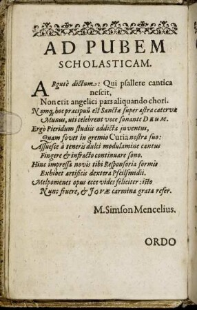Ad Pubem Scholasticam.