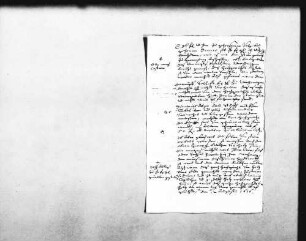 Entwurf eines Berichts an den Herzog über den Wiederaufbau einer Richtstatt ("Hochgericht") und die umliegenden Steinbrüche (Folio)