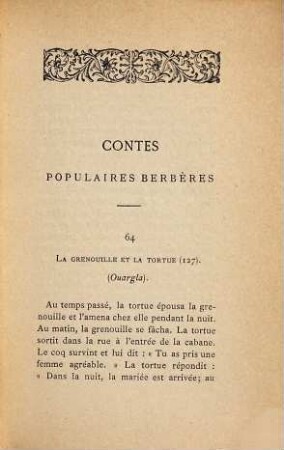 Nouveaux contes berbères