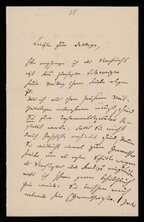 Brief von Gustav Hartmann an Paul de Lagarde, Göttingen, 18.3.1883