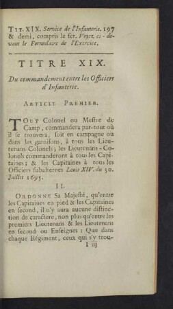 Titre XIX.