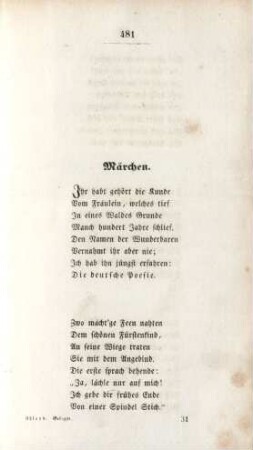 Märchen.