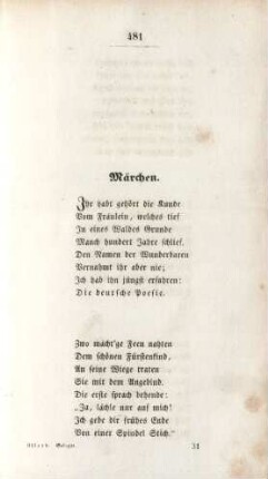 Märchen.