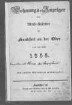 Wohnungs-Anzeiger und Adreß-Kalender für Frankfurt an der Oder auf das Jahr 1855