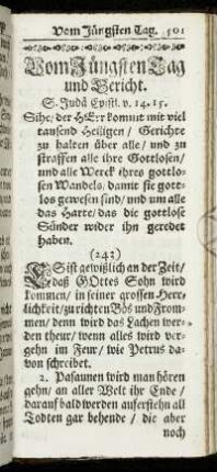 Vom Jüngsten Tag und Gericht.