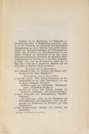 Protokolle der Hauptversammlung des Gesamtvereins der Deutschen Geschichts- und Altertumsvereine. 1897