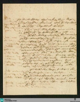 Brief von Johann Peter Hebel an Wilhelm Weiß vom 12.02.[1825] - H 106