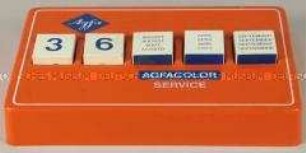 Kalender mit AGFA-Werbeaufdruck