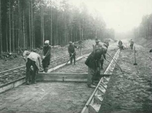 Betonstrasse (10200m2 Betondecke), Linde - Gross Born, 1935