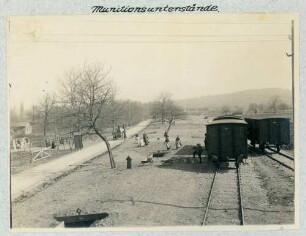Foto der Munitionsunterstände in der neuen Anlage des Nahkampfmittelkommandos Efringen