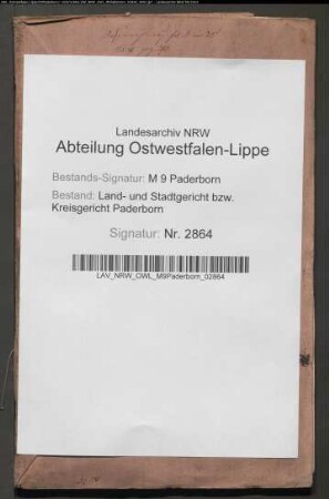 Erblasser: Potthast vulgo Leinenweber, Gertrud, geb. Claes: