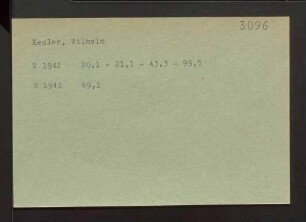 Keuler, Wilhelm