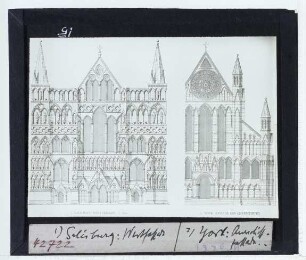 Kathedrale von Salisbury und York Minster