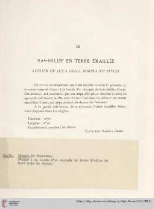 Bas-Relief En Terre Émaillée (Atelier de Luca della Robbia XVe siècle)