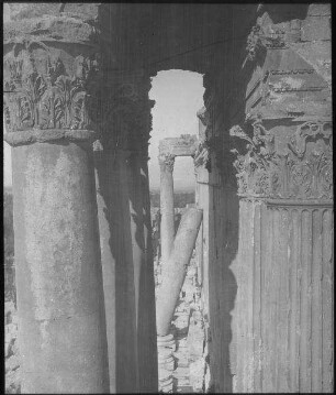 Peristyl des Bachustempels, Ba'albek [Baalbek]