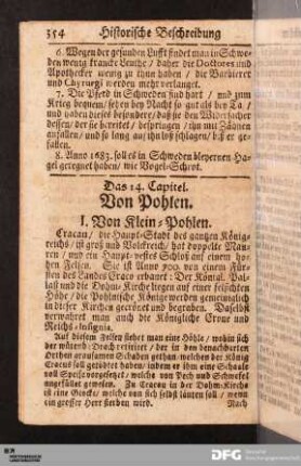 Das 14. Capitel. Von Pohlen.