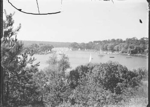 Flecken Zechlin mit Schwarzem See.