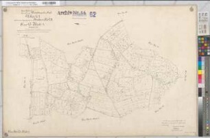Westerkappeln (Westerkappeln), Zusammenlegung Metten, Urkarte I Westerkappeln Flur 23,1
