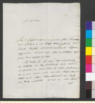 Brief von Rehfues, Philipp Joseph an Goethe, Johann Wolfgang von