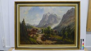 Grindelwald mit dem Wetterhorn