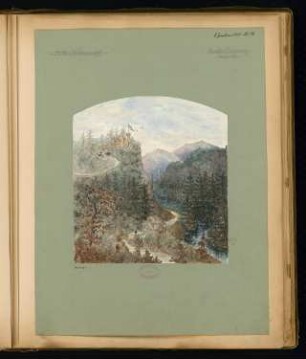 Jagdhaus Monatskonkurrenz Januar 1880: Perspektivische Ansicht