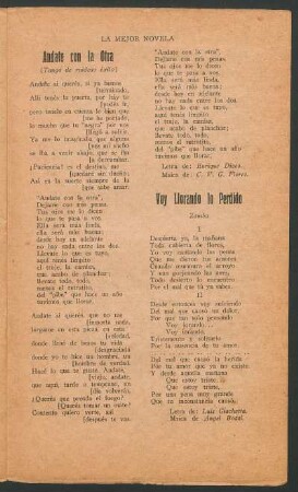 Andate con la otra : (Tango de ruidoso éxito)
