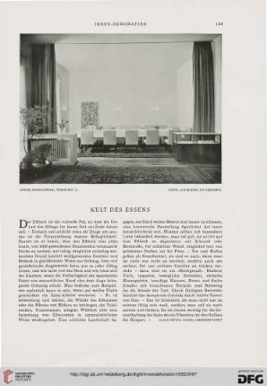 Kult des Essens