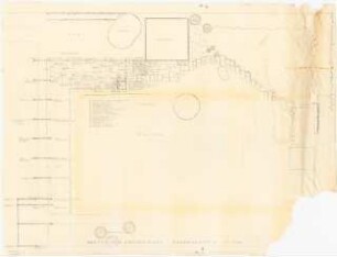 Garten Dr. Heidenhain, Kleinmachnow: Lageplan mit Gartenplan, Bauabschnitt 2 1:50