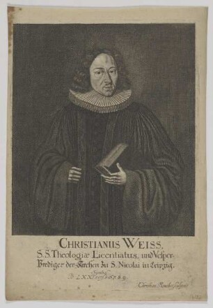 Bildnis des Christianus Weiss