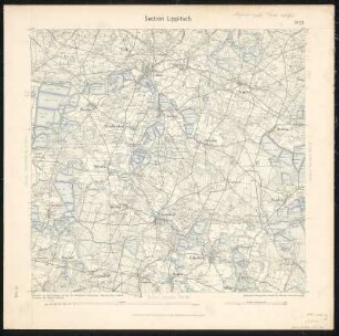 Äquidistantenkarte 23 : Section Lippitsch, 1884 : Section Lippitsch. - 1:25000. - Leipzig: Giesecke & Devrient, 1884. - 1 Kt.