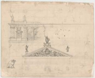 Thiersch, Friedrich von; Leipzig (Sachsen); Reichsgericht - Fassade (Teilansichten)