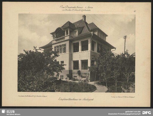 Einfamilienhaus in Stuttgart