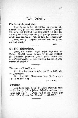 Schwierig.