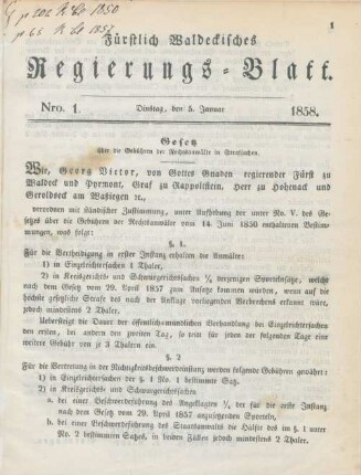 5. Januar-28. December = Nro. 1 - Nro. 20