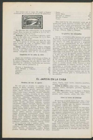El jardín en la casa