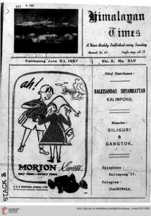 No. XLV (30 June 1957)