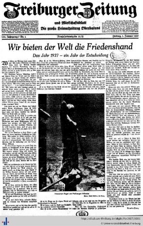 154. Jg.: Freiburger Zeitung