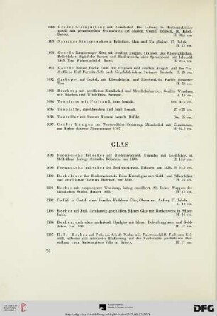 Glas (Nr. 1098-1158)