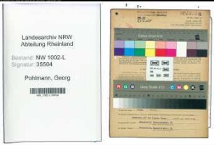 Entnazifizierung Georg Pohlmann , geb. 13.01.1903 (Amtsgerichtsrat)