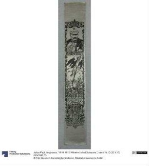 "1914 1915 Wilhelm II Vivat Soissons."