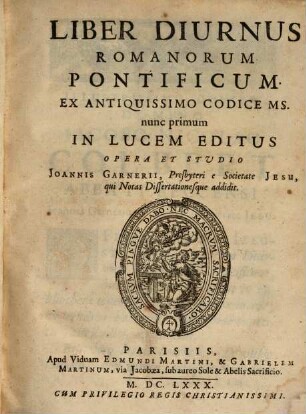 Liber diurnus romanorum pontificum