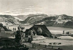 Vue du Lac de Titi vers le Feldberg - Ansicht des Titi-See gegen dem Feldberg