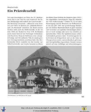 Ein Präzedenzfall