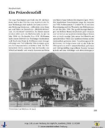 Ein Präzedenzfall