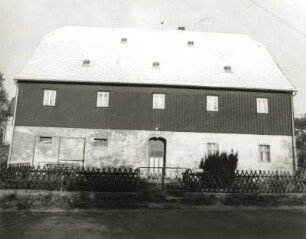 Dörnthal (Pfaffroda-Dörnthal), Hauptstraße 19. Wohnstallhaus (Hof Nr. 20). Straßenfront