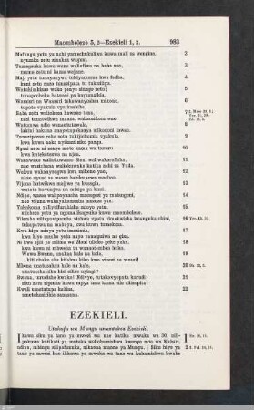 Hesekiel / Ezechiel
