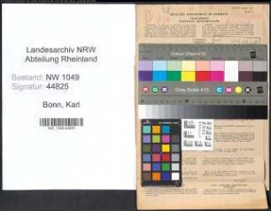 Entnazifizierung Karl Bonn , geb. 13.04.1903 (Lehrer)