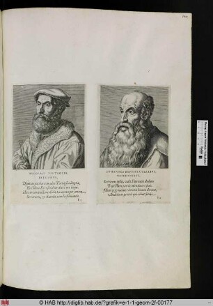 rechts: Iohannes Baptista Gellius.
